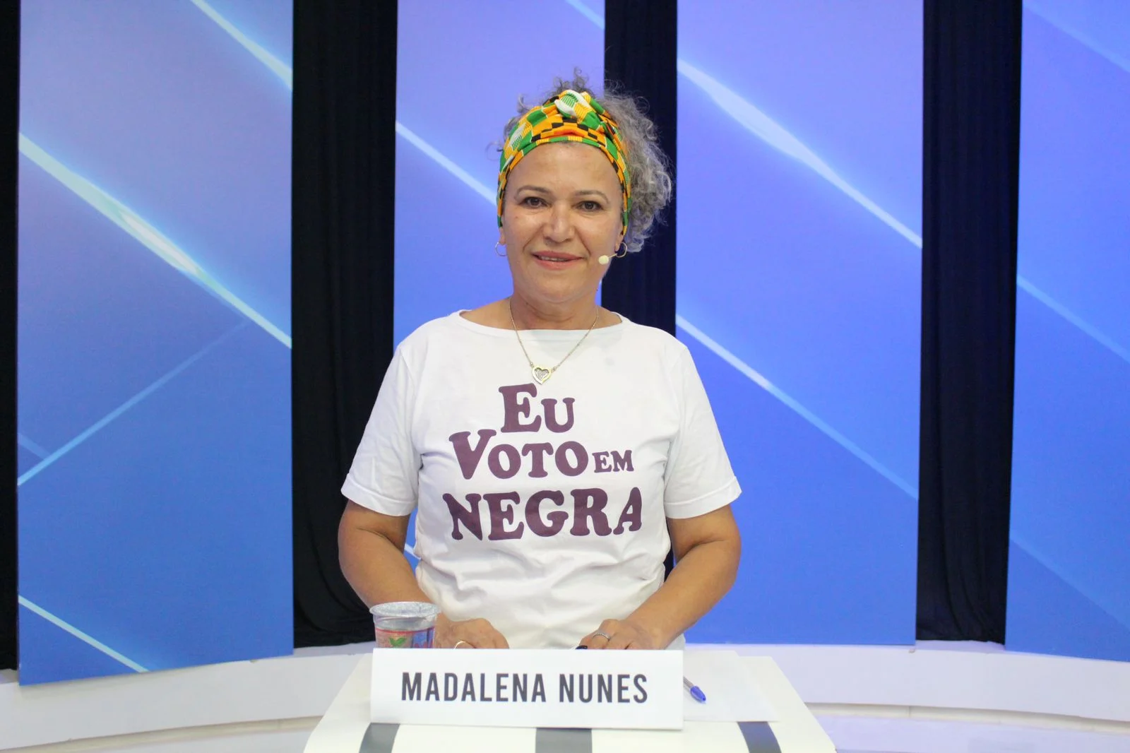 Madalena Nunes participa do debate da Rede Meio Norte (Foto: Raissa Morais)