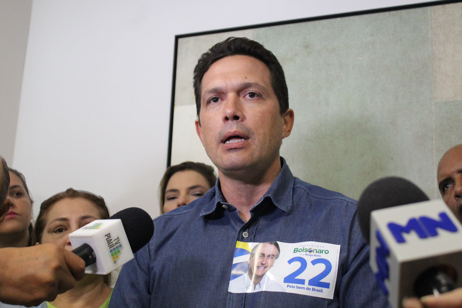 Diego Melo sai da disputa, mas avisa que continua na campanha por Bolsonaro (Foto: Raissa Morais)