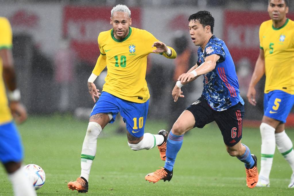 Neymar foi um dos convocados por Tite para os amistosos da Seleção Brasileira. (Foto: Charly Triballeau - AFP)