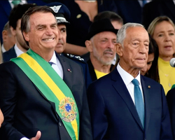 Bolsonaro falta em evento e constrange presidente de Portugal pela 4ª vez 
