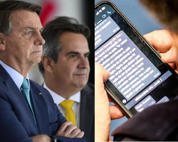 Ciro Nogueira é flagrado lendo mensagens no grupo “Ministros Bolsonaro”