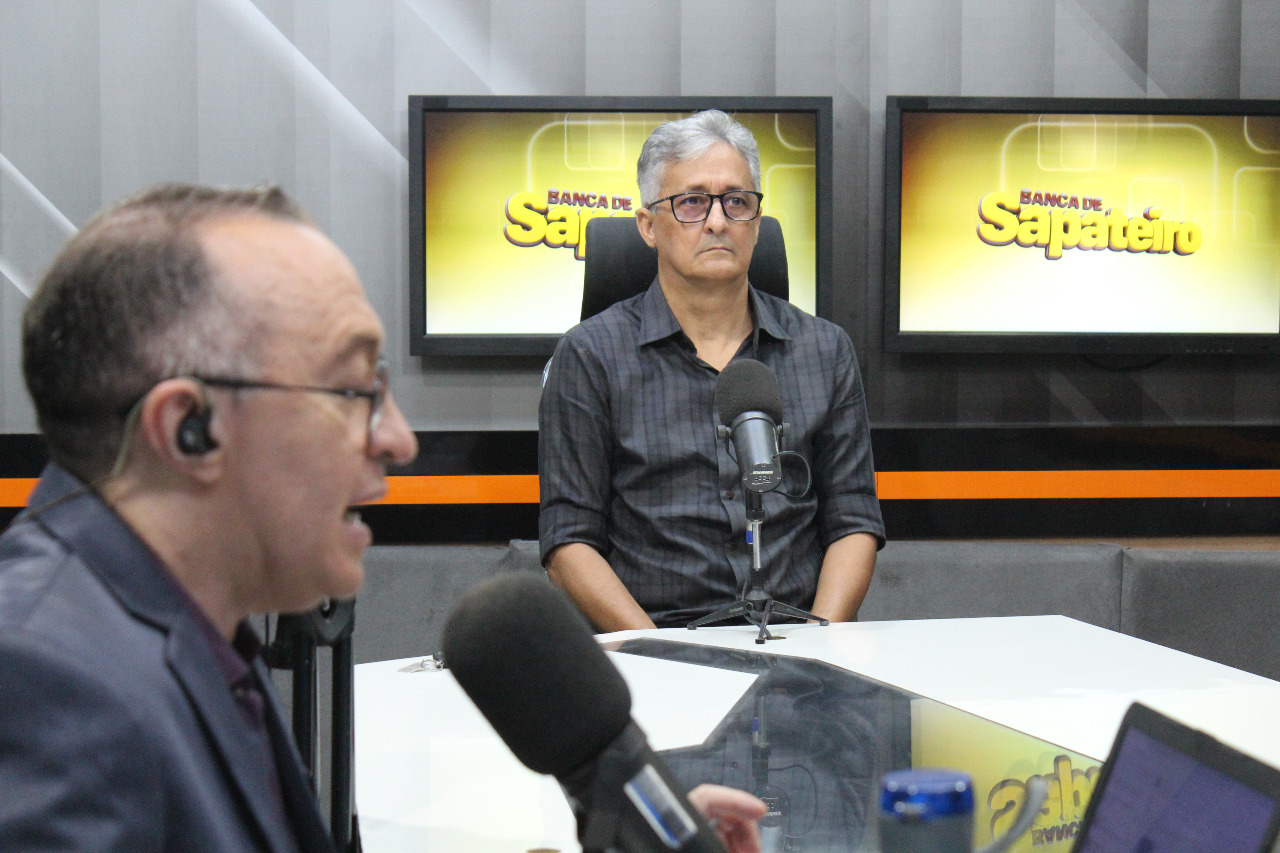 Fernando Said em entrevista ao jornalista Arimatéa Carvalho (Raissa Morais)