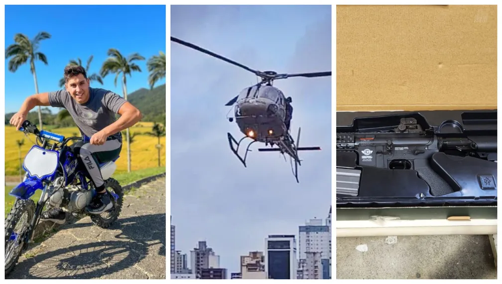 Youtuber é preso por simular assalto em rua de Balneário Camboriú e mobilizar helicóptero e viaturas da PM
