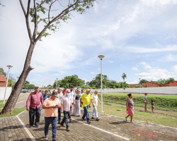 Dr. Pessoa visita a obra de revitalização do canal do bairro Matadouro