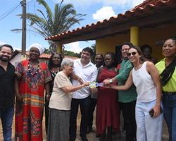 Fonteles entrega reforma e ampliação de Casa de Cultura na Comunidade Mimbó