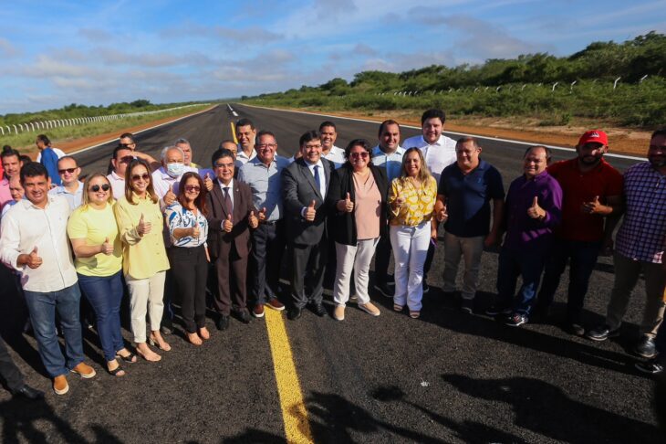 Rafael Fonteles inaugura reforma e ampliação do aeroporto de Piripiri - Fotos: Divulgação