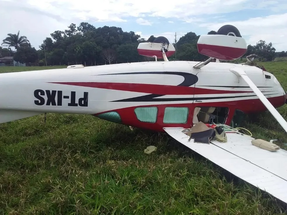 Avião que caiu no Mato Grosso pertence ao médico Jacinto Lay- Foto: Reprodução