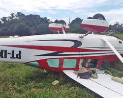 Polícia investiga se avião que caiu no Mato Grosso é o roubado no Piauí