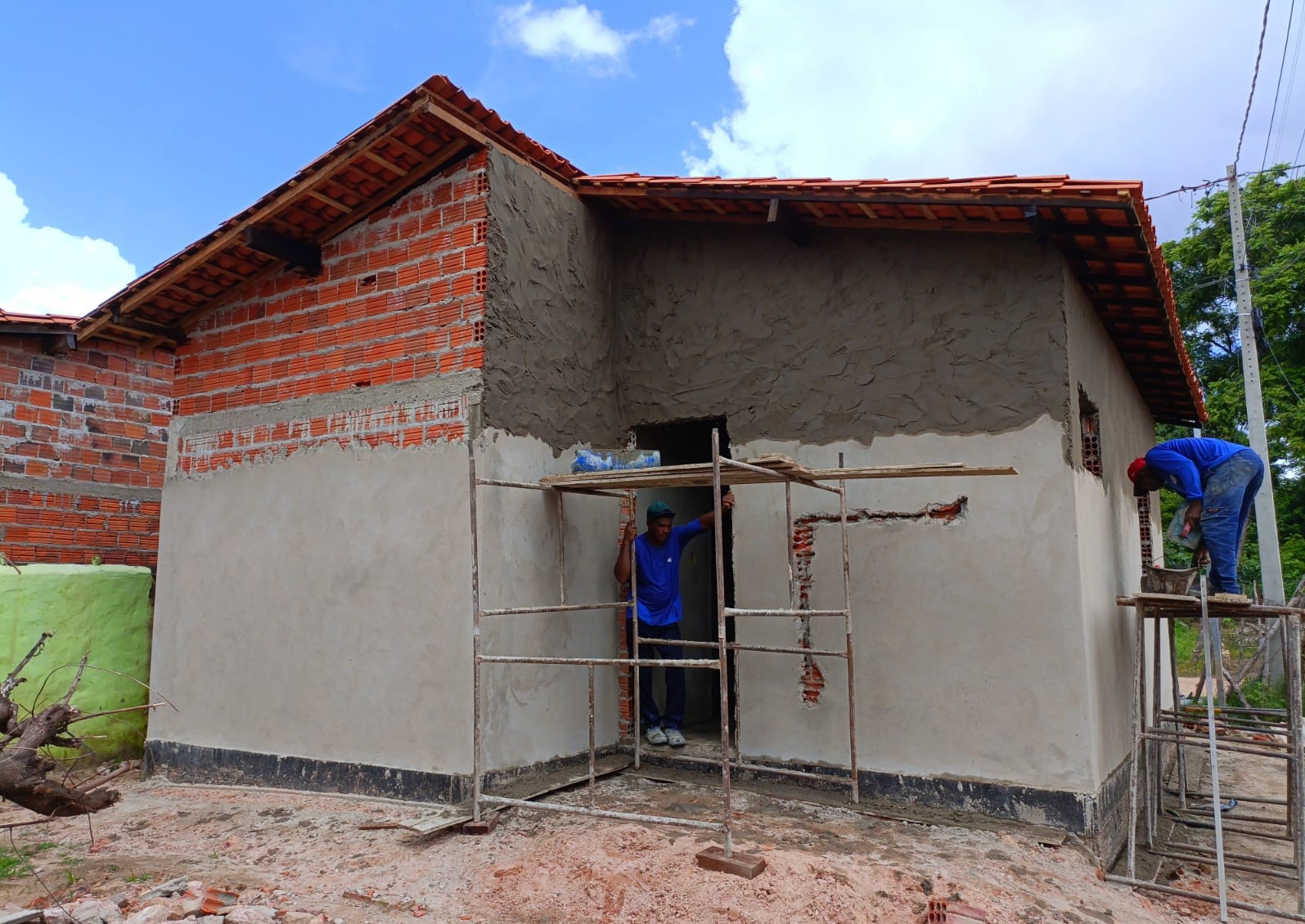 PMT investe quase R$ 1 milhão em construção de casas na zona Norte (Reprodução / Saad)