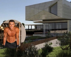 Até campo de futebol! Fotos da mansão de R$100 milhões de Cristiano Ronaldo