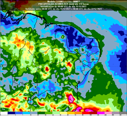 Nordeste do Brasil enfrentará chuvas intensas a partir de terça-feira (19) - Imagem 1