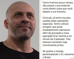 Em mensagem, Daniel Silveira diz que plano de golpe ficaria entre 5 pessoas