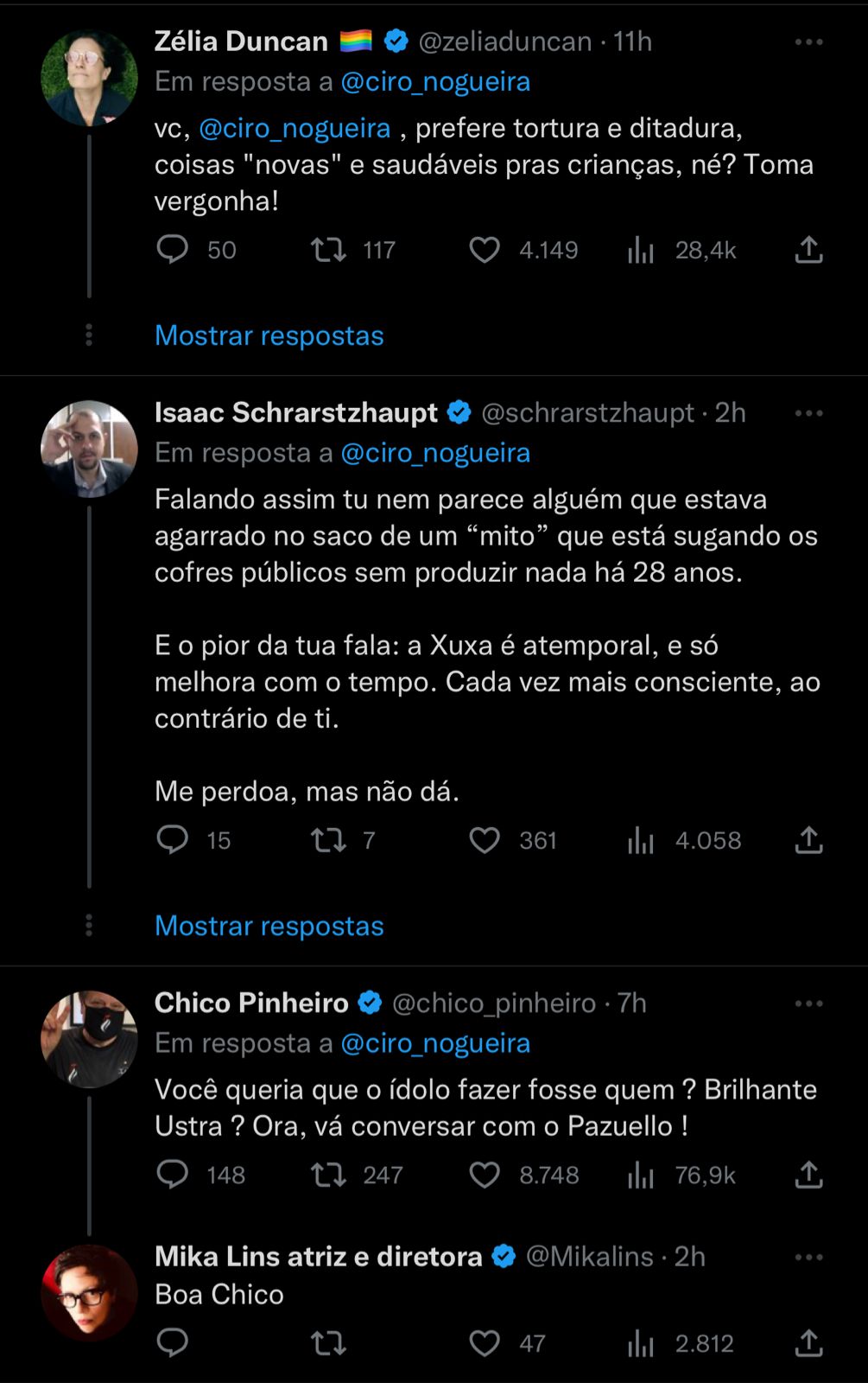 Ciro Nogueira ataca Xuxa após apresentadora estrelar campanha de vacinação - Imagem 2
