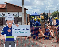 Obras de ampliação do esgotamento sanitário seguem de 6 a 11 de fevereiro