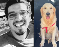 Cadela desaparece após acidente que matou médico e família pede ajuda 