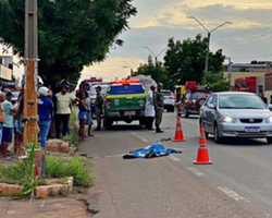 Pedestre morre atropelado por caminhão na BR-316, município de Picos