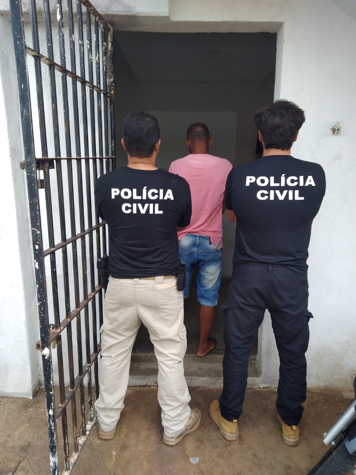 Suspeito de estuprar menor com deficiência mental é preso no Sul do Piauí (Foto: Reprodução/ WhatsApp)