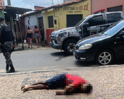 Homem é executado a tiros nas proximidades do Mercado do Dirceu II